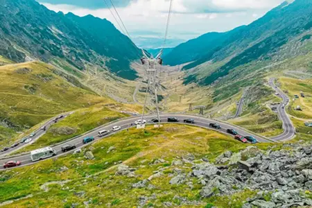 Romania's motorway network and the process of purchasing an e-vignette in 2026
